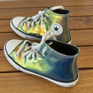 Kids High Top Converse Style Shoes